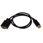 6ft DisplayPort Male to VGA Male Cable 28AWG CL3FT4 - Black FN-DP-VGA-06