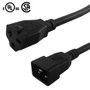 1ft C20 to 6-15/20R Power Cable - 12AWG SJT (FN-PW-1355-01)