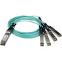 StarTech.com Cisco QSFP-4X10G-AOC3M Compatible QSFP+ Active Optical Breakout Cable - 3 m (10 ft) - 40 Gbps to 4 x 10Gbps - AOC Fiber - (QSFP4X10GAO3)