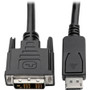 Tripp Lite P581-003 DisplayPort/DVI-D Video Cable - 3 ft DisplayPort/DVI-D for Projector, Ultrabook, Monitor, Notebook, Video Device, (Fleet Network)