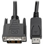 Tripp Lite P581-015 DisplayPortDVI-D Video Cable - 15 ft DisplayPortDVI-D Video Cable for Projector Ultrabook Monitor Notebook - P581-015