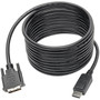 Tripp Lite P581-015 DisplayPortDVI-D Video Cable - 15 ft DisplayPortDVI-D Video Cable for Projector Ultrabook Monitor Notebook - P581-015