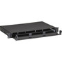 Black Box Rackmount Fiber Shelf with Pull-Out Tray - 1U - For Patch Panel - 1U Rack Height - Rack-mountable - TAA Compliant JPM427A-R2