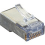 Black Box CAT5e EZ Plug - Shielded, 50-Pack - 50 Pack - 1 x RJ-45 - TAA Compliant (Fleet Network)