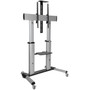 Tripp Lite Mobile Flat-Panel Floor Stand - 60 - 100 TVs and Monitors Heavy-Duty - Up to 100 Screen Support - 9979 kg Load - mm x DMCS60100XX
