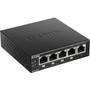 D-Link 5-Port Desktop Gigabit PoE Switch - 5 Ports - Manageable - 2 Layer Supported - Twisted Pair - Desktop DGS-1005P