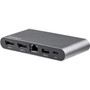 StarTechcom USB C Multiport Adapter - Dual 4K Monitor - Windows - USB-C to Dual DisplayPort Adapter - 2x USB-A Ports - 100W PD 30 - DK30C2DAGPD