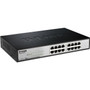 D-Link 16-Port Gigabit Unmanaged Switch - 16 Ports - 2 Layer Supported - Twisted Pair - 1U High - Rack-mountable (Fleet Network)