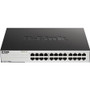 D-Link 24-Port Unmanaged Gigabit Switch - 24 Ports - 2 Layer Supported - Twisted Pair - 5 Year Limited Warranty (DGS-1024C)