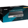 D-Link 24-Port Unmanaged Gigabit Switch - 24 Ports - 2 Layer Supported - Twisted Pair - 5 Year Limited Warranty (DGS-1024C)