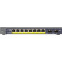 Netgear ProSafe GS110TP Ethernet Switch - 8 Ports - Manageable - 3 Layer Supported - Modular - Twisted Pair Optical Fiber - Desktop GS110TP-300NAS