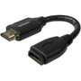 StarTechcom 6in High Speed HDMI Port Saver Cable with 4K 60Hz - Short HDMI 20 Male to Female Adapter Cable - Port Extender - 6 HDMI HD2MF6INL