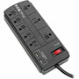 Tripp Lite Surge Protector Power Strip 8-Outlet 2 USB Charging Ports 8ft Cord - 8 x NEMA 5-15R 2 x USB - 1875 VA - 1200 J - 120 V AC TLP88USBB