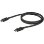 StarTechcom 08m27ft Thunderbolt 3 to Thunderbolt 3 Cable - 40Gbps - Certified TB3 - USB C Compatible - Active - 100W PD - 3 to 3 - TBLT34MM80CM