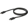 StarTechcom 08m27ft Thunderbolt 3 to Thunderbolt 3 Cable - 40Gbps - Certified TB3 - USB C Compatible - Active - 100W PD - 3 to 3 - TBLT34MM80CM