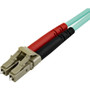 StarTech. com A50FBLCLC15 15m LC/UPC to LC/UPC OM3 Multimode Fiber Optic Cable - 50/125 Zipcord - 100G - LSZH