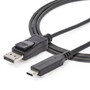 StarTech.com 6 ft. (1.8 m) - USB C to DisplayPort 1.4 Cable - 8K - HBR3 - Thunderbolt 3 Compatible - USB C Adapter and Cable in One - (CDP2DP146B)