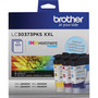 Brother LC30373PKS Ink Cartridge - Cyan, Magenta, Yellow - Inkjet - Super High Yield - 1500 Pages - 3 Pack (LC30373PKS)