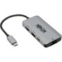 Tripp Lite U444-06N-H4GUSC Docking Station - for NotebookTablet PCDesktop PCSmartphone - 100 W - USB 31 Type C - 3 x USB Ports - - U444-06N-H4GUSC