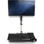 StarTech.com Wall Mounted Computer Workstation - Premium - Articulating Arm - Keyboard Arm - Height Adjustable Wall Mounted Sit Stand (WALLSTSI1)