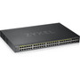 ZyXEL 48-port GbE Smart Managed PoE Switch - 48 Ports - Manageable - 4 Layer Supported - Modular - Twisted Pair Optical Fiber - - GS1920-48HPv2