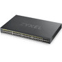 ZyXEL 48-port GbE Smart Managed PoE Switch - 48 Ports - Manageable - 4 Layer Supported - Modular - Twisted Pair Optical Fiber - - GS1920-48HPv2