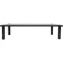 Tripp Lite Monitor Riser for Desk 18 x 11 in - Height Adjustable Metal Black - 20 kg Load Capacity - 430 10922 mm Height x x MR1812M