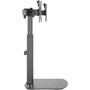 Amer Mounts Dual Screen Pneumatic Vertical Lift Monitor Stand - Up to 27 Screen Support - 12 kg Load Capacity - 2040 51816 mm x 2EZH
