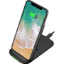 Adesso 10W Max Qi-Certied 2 Coils Wireless Charging Foldable Stand - 5 V DC, 9 V DC Input - Input connectors: USB (AUH-1020)
