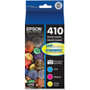 Epson DURABrite Ultra 410 Original Ink Cartridge - Photo Black, Cyan, Magenta, Yellow - Inkjet - Standard Yield - 300 Pages Color, (Fleet Network)