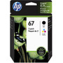 HP 67 Original Ink Cartridge - Black, Tri-color - Inkjet - 120 Pages Black, 100 Pages Tri-color (Fleet Network)