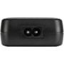 Targus 65W USB-CUSB-A Charger - 120 V AC 230 V AC Input - 5 V DC3 A 9 V DC 12 V DC 15 V DC 20 V DC Output APA104BT