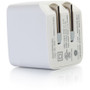 C2G 2-Port USB Wall Charger - AC to USB Adapter, 5V 2.1A Output - 120 V AC, 230 V AC Input - 5 V DC/2.10 A Output (22322)