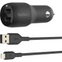 Belkin BOOST&uarr;CHARGE Auto Adapter - 5 V DC/4.80 A Output (Fleet Network)