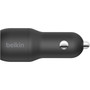 Belkin BOOSTuarrCHARGE Auto Adapter - 5 V DC480 A Output CCD001bt1MBK