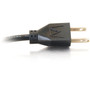 C2G 25ft 18 AWG Outlet Saver Power Extension Cord NEMA 5-15P to NEMA 5-15R - For Transformer Computer Monitor Scanner Printer - 53410