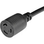 StarTechcom 1ft  03m Power Adapter Cord - Heavy Duty NEMA-L5-20R to NEMA-5-20P - External Power Cable - 12 AWG Power Cord - For - V PAC520PLR1