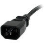 StarTechcom 1 ft Computer Power Cord - 10-Pack - For Computer Monitor Printer - 125 V AC  10 A - Black - 1 ft Cord Length - North PAC10010PK