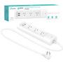 Kasa Smart Wi-Fi Power Strip, 3-Outlets - 3 x AC Power, 2 x USB - 10 A Current - 120 V AC Voltage - 1.88 kW (KP303)