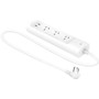 Kasa Smart Wi-Fi Power Strip 3-Outlets - 3 x AC Power 2 x USB - 10 A Current - 120 V AC Voltage - 188 kW KP303