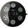 Tripp Lite TLP406USBUFO 4-Outlet Surge SuppressorProtector - 4 x NEMA 5-15R 4 x USB - 180 kVA - 1800 J - 120 V AC Input TLP406USBUFO