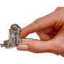 Noble TZ07T Resettable Combination Wedge Lock - 5.9 ft (1.80 m) Cable - 4-digit - Silver - PVC Coated