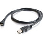 C2G USB Cable - Type A Male - Mini Type B Male USB - 1m - Black 27329
