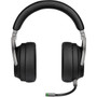 Corsair VIRTUOSO RGB WIRELESS High-Fidelity Gaming Headset - Carbon - Stereo - Mini-phone 35mm - WiredWireless - 60 ft - 32 Ohm - CA-9011185-NA