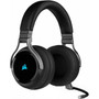 Corsair VIRTUOSO RGB WIRELESS High-Fidelity Gaming Headset - Carbon - Stereo - Mini-phone 35mm - WiredWireless - 60 ft - 32 Ohm - CA-9011185-NA