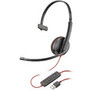 Plantronics Blackwire C3210 USB Headset - Mono - USB Type A - Wired - 20 Hz - 20 kHz - Over-the-head - Monaural - Supra-aural - Noise (Fleet Network)