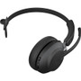 Jabra Evolve2 65 Headset - Mono - USB Type C - Wireless - Bluetooth - 98.4 ft - 20 Hz - 20 kHz - Over-the-head - Monaural - - Black (26599-889-889)