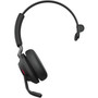 Jabra Evolve2 65 Headset - Mono - USB Type A - Wireless - Bluetooth - Over-the-head - Monaural - Supra-aural - Black 26599-899-999