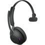Jabra Evolve2 65 Headset - Mono - USB Type A - Wireless - Bluetooth - Over-the-head - Monaural - Supra-aural - Black 26599-899-999