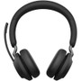 Jabra Evolve2 65 Headset - Stereo - USB Type C - Wireless - Bluetooth - Over-the-head - Binaural - Supra-aural - Black (Fleet Network)